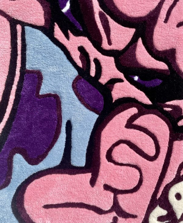 PINK CARTOON SHAPE RUG – Image 5